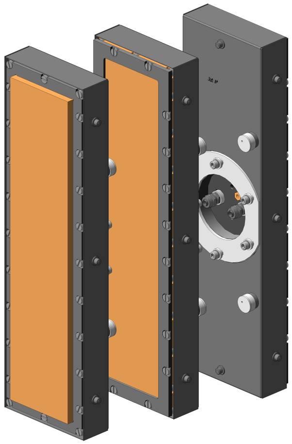 Модель магнетрона протяженного МП-440 для установки Caroline D12B РУ-ВЭМ